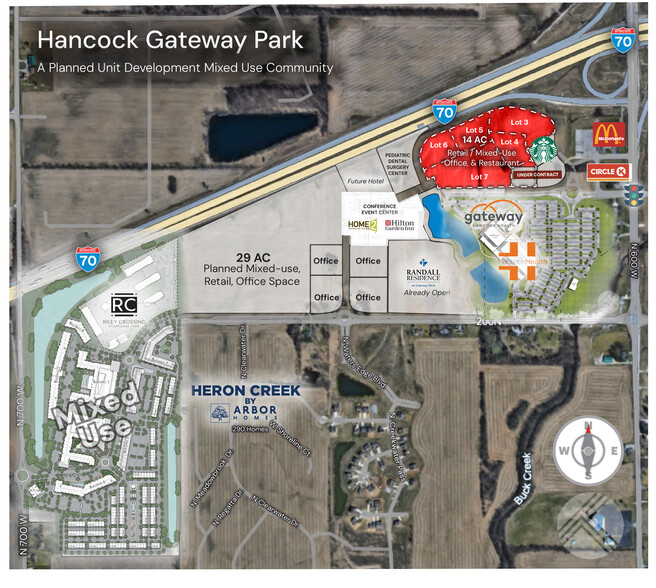 Hancock Gateway Park, Greenfield, IN for sale - Site Plan - Image 2 of 9