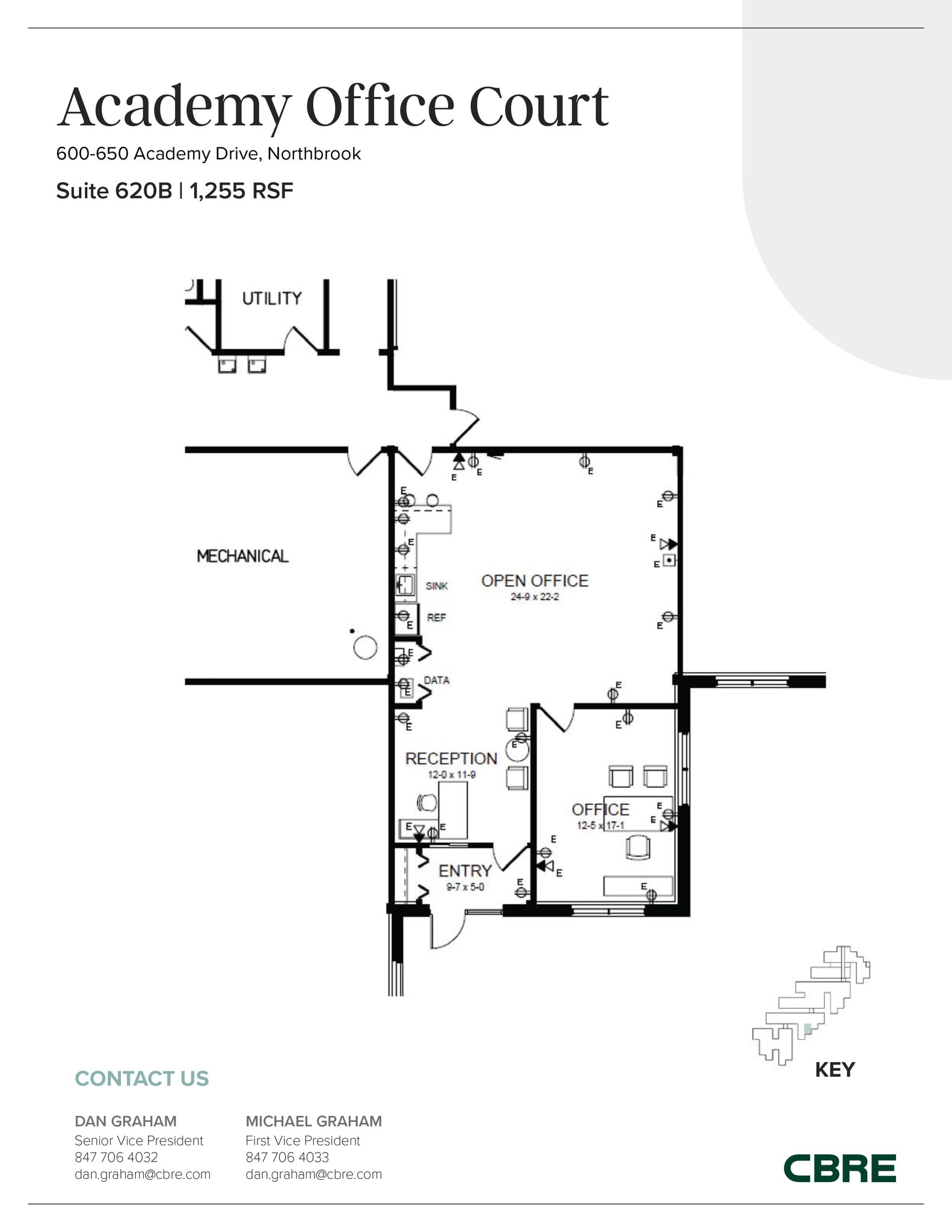 600-650 Academy Dr, Northbrook, IL for lease Floor Plan- Image 1 of 1