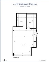 1131 W 6th St, Ontario, CA for lease Floor Plan- Image 1 of 1