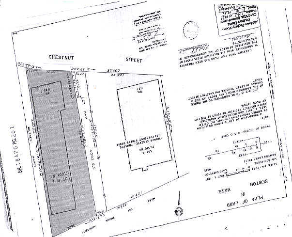 1185 Chestnut St, Newton, MA for lease - Plat Map - Image 3 of 8