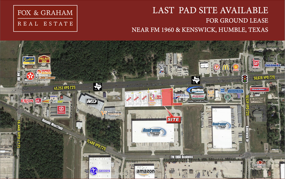 FM 1960 & Kenswick Rd, Humble, TX for lease - Building Photo - Image 1 of 2