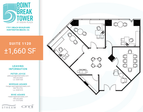 17011 Beach Blvd, Huntington Beach, CA for lease Floor Plan- Image 1 of 2