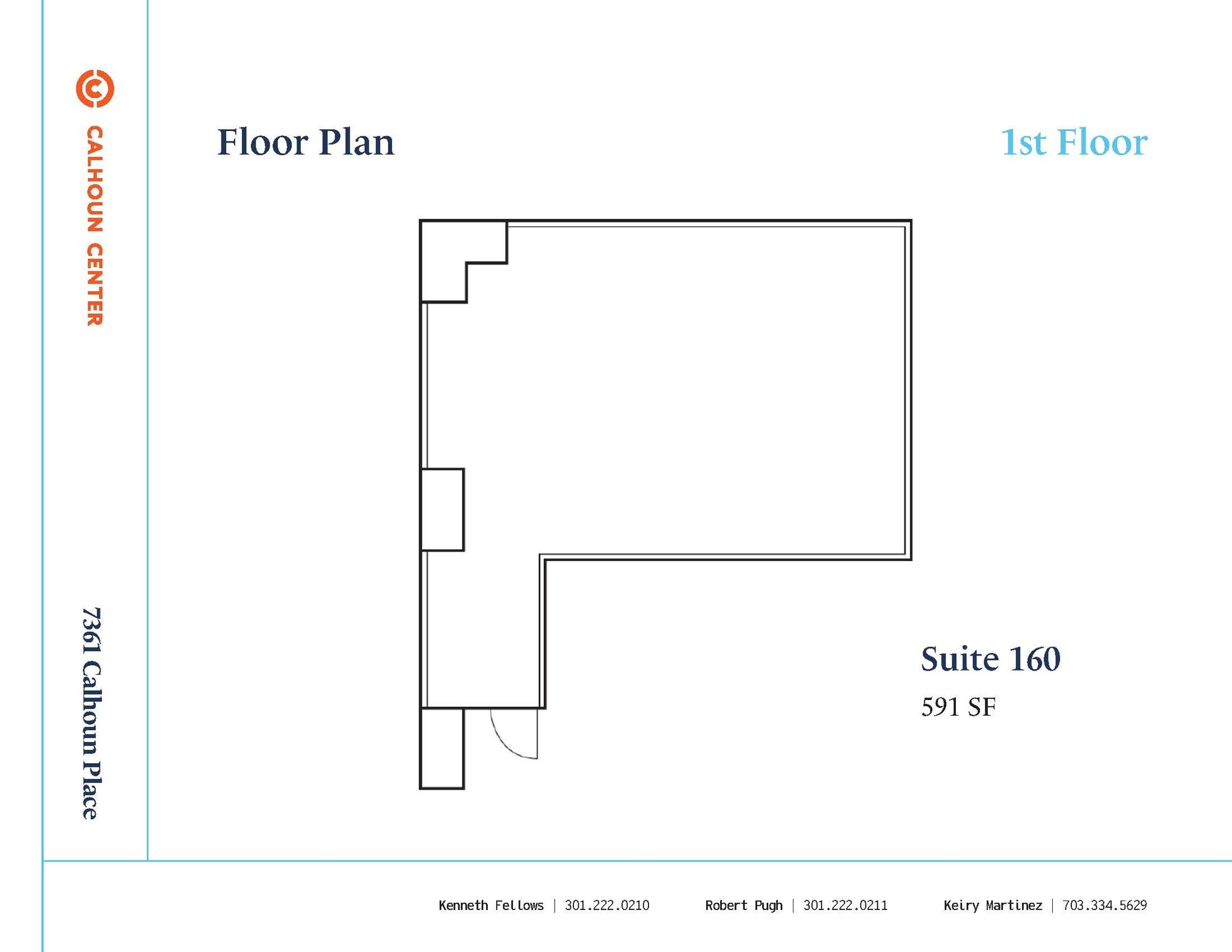 7361 Calhoun Pl, Rockville, MD for lease Floor Plan- Image 1 of 1