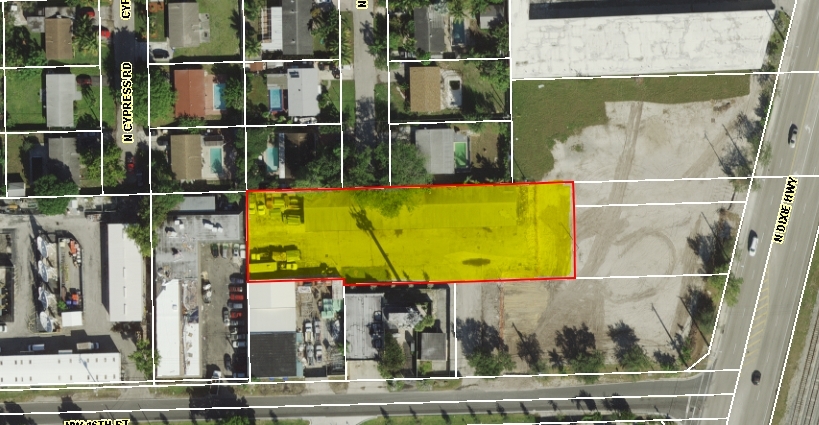 1601 N Dixie Hwy, Pompano Beach, FL for sale - Plat Map - Image 1 of 2