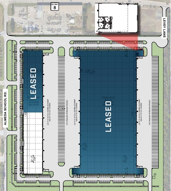 14650 Levey Ln, Pearland, TX for lease Site Plan- Image 1 of 1