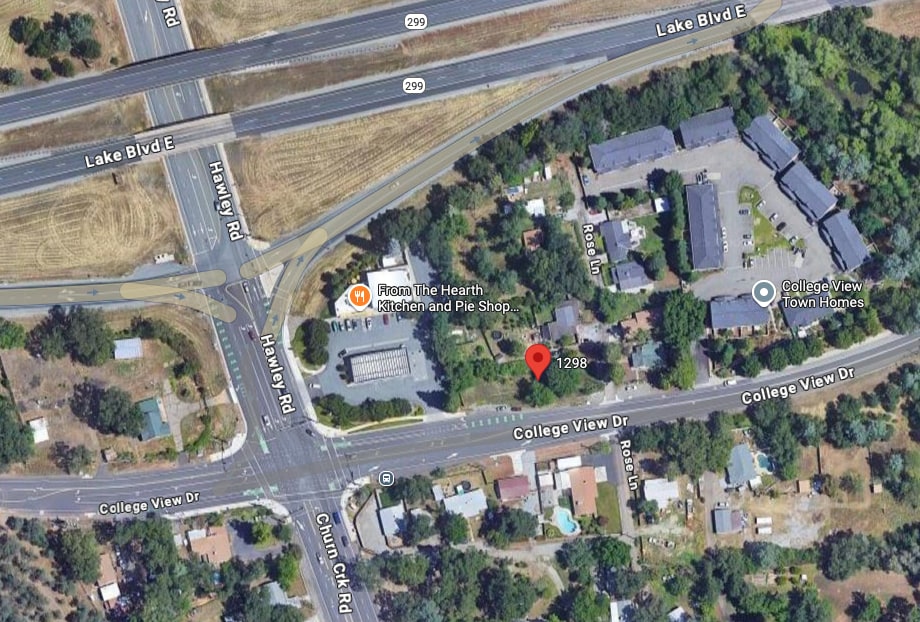 1298 College View Dr, Redding, CA for sale Aerial- Image 1 of 14