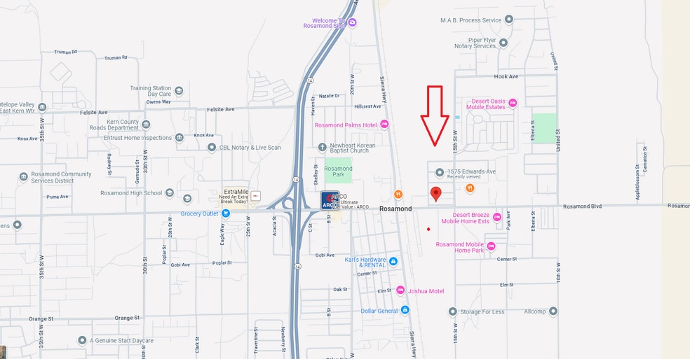 West Rosamond Boulevard, Rosamond, CA for sale - Building Photo - Image 2 of 9