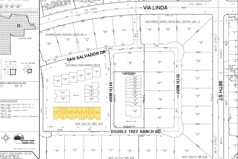 9420 E Doubletree Ranch Rd, Scottsdale, AZ for sale Plat Map- Image 1 of 1