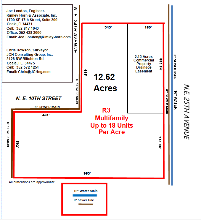 NE 14th Street, Ocala, FL for sale Floor Plan- Image 1 of 2