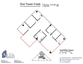 3101 Towercreek Pkwy SE, Atlanta, GA for lease Floor Plan- Image 1 of 1