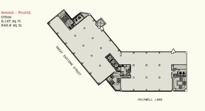 20-33 Great Eastern St, London for lease Floor Plan- Image 1 of 1