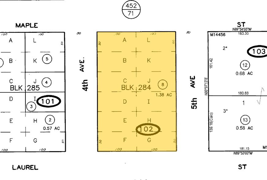 2550 5th Ave, San Diego, CA for lease - Plat Map - Image 2 of 21