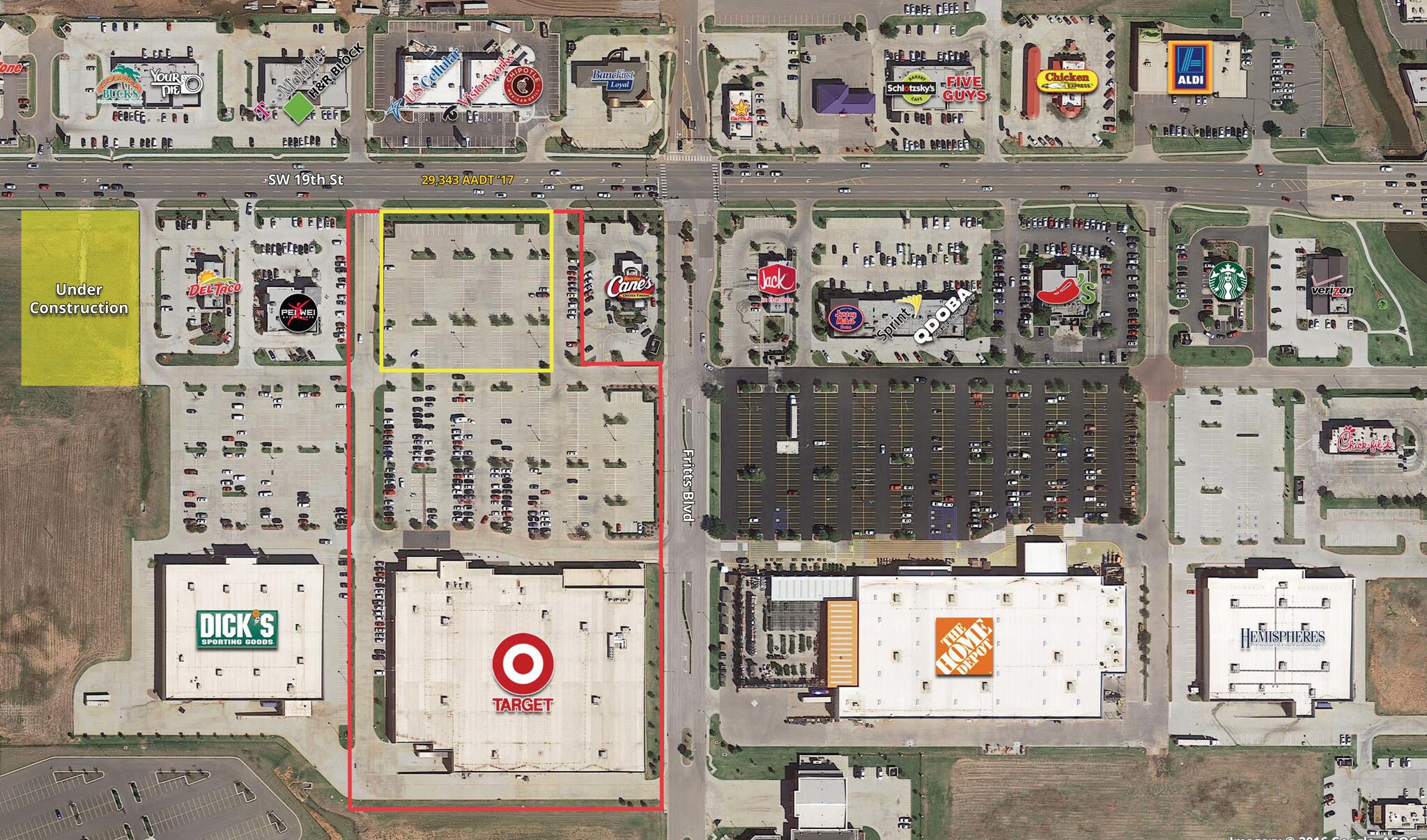 SWC of 19th St, Moore, OK for sale Building Photo- Image 1 of 1