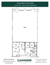 9332 N 95th Way, Scottsdale, AZ for lease Floor Plan- Image 1 of 1