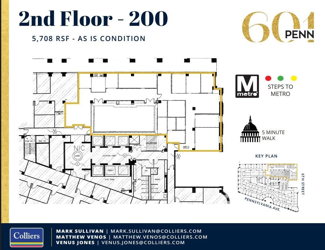 601 Pennsylvania Ave NW, Washington, DC for lease Floor Plan- Image 1 of 1