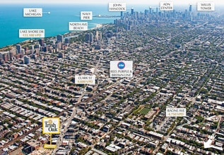 3511 N Clark St, Chicago, IL - AERIAL  map view - Image1