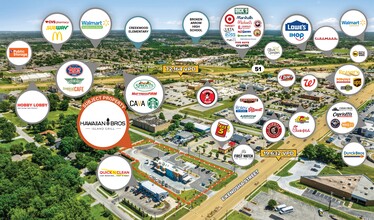 500 E Kenosha St, Broken Arrow, OK - AERIAL  map view - Image1