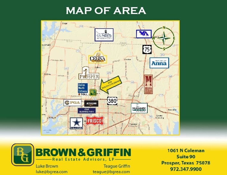 202 S Coleman St, Prosper, TX for lease - Building Photo - Image 1 of 1