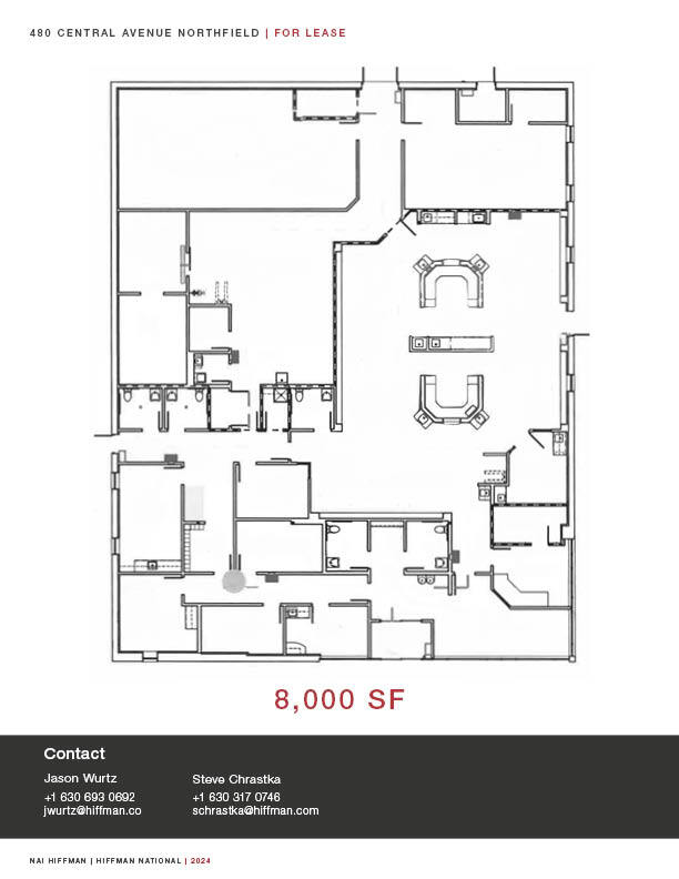 480 Central Ave, Northfield, IL for lease Floor Plan- Image 1 of 1