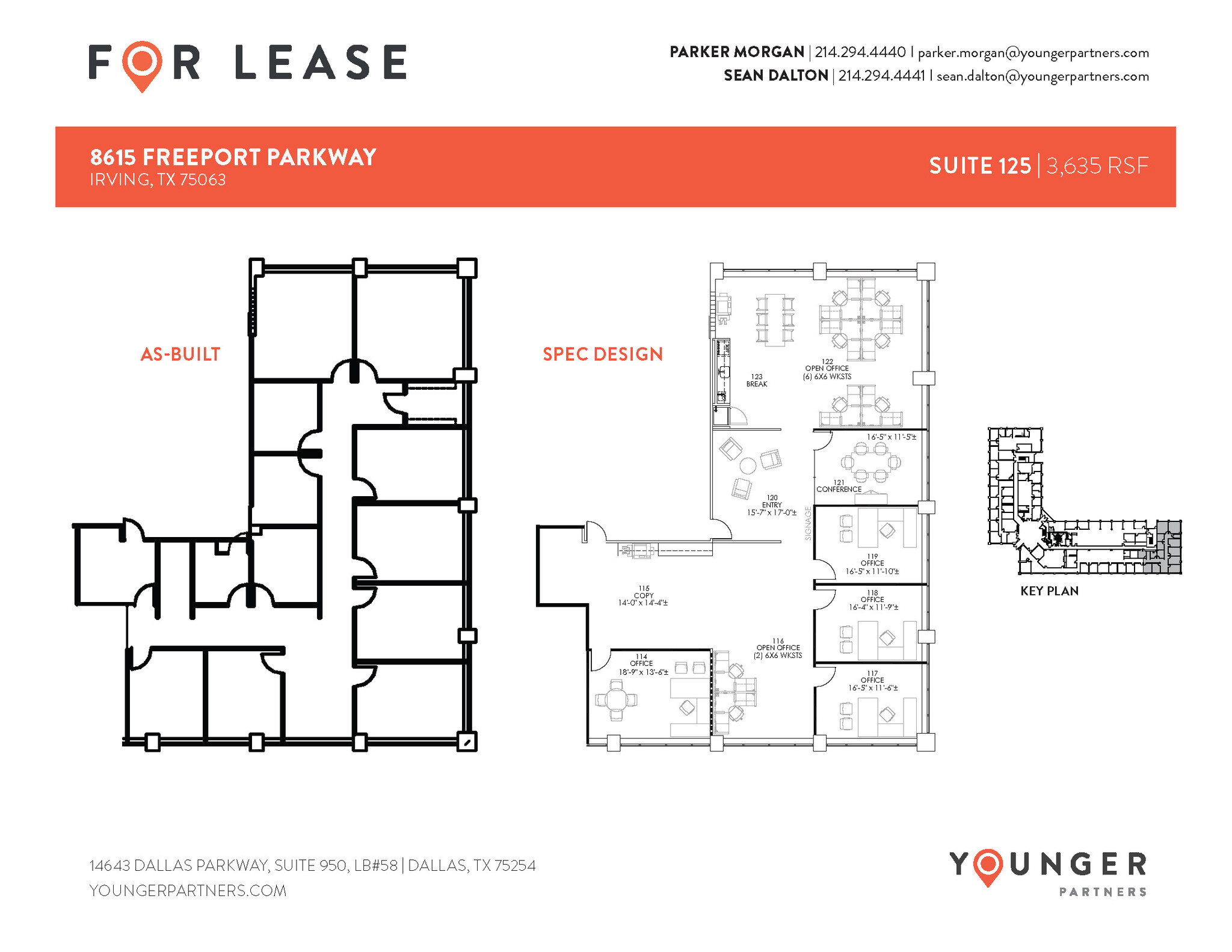 8615 Freeport Pky, Irving, TX for lease Floor Plan- Image 1 of 2