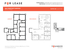 8615 Freeport Pky, Irving, TX for lease Floor Plan- Image 1 of 2