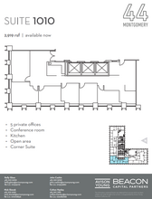 44 Montgomery St, San Francisco, CA for lease Floor Plan- Image 2 of 2