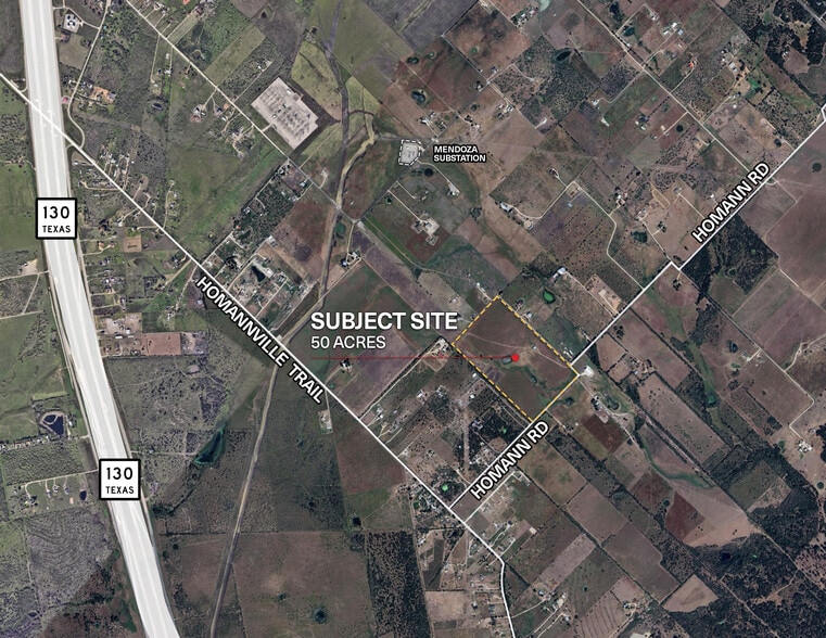 705 Homann rd, Lockhart, TX for sale - Aerial - Image 2 of 4