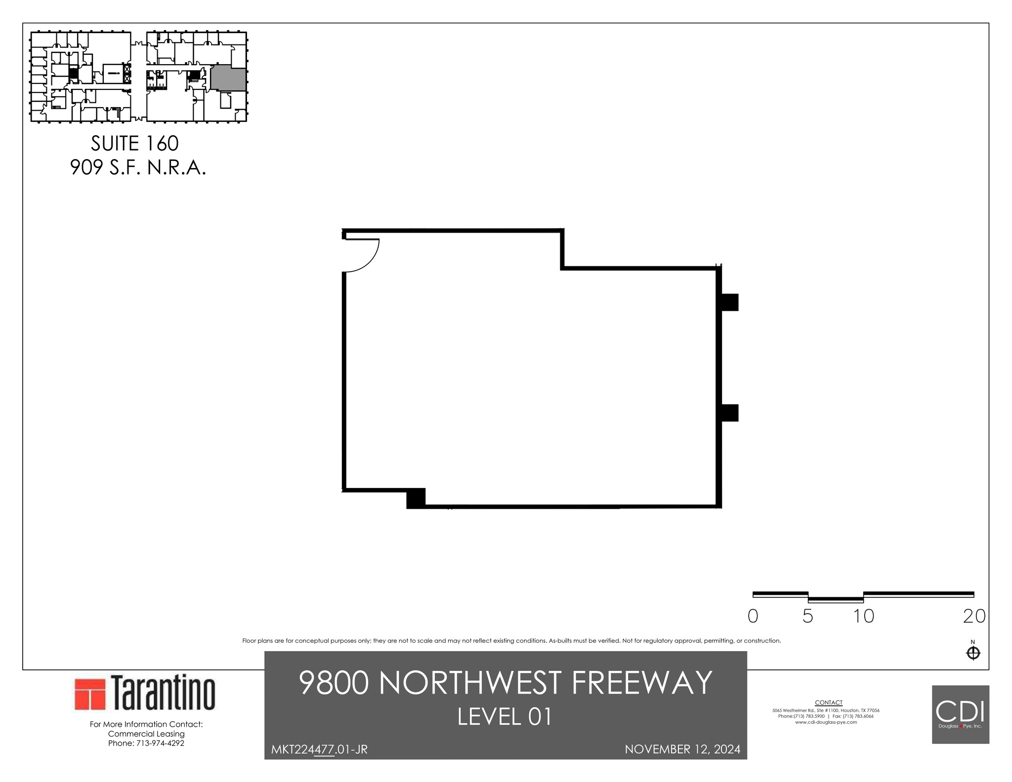 9800 Northwest Fwy, Houston, TX for lease Site Plan- Image 1 of 1