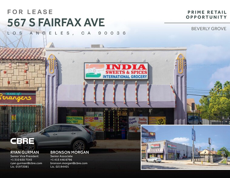 565-567 S Fairfax Ave, Los Angeles, CA for lease - Building Photo - Image 1 of 18