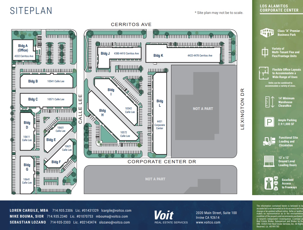 10542 Calle Lee, Los Alamitos, CA for lease Site Plan- Image 1 of 1