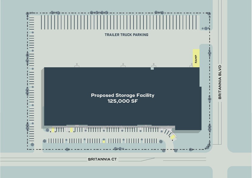 2737 Britannia Blvd, San Diego, CA for sale - Site Plan - Image 2 of 2