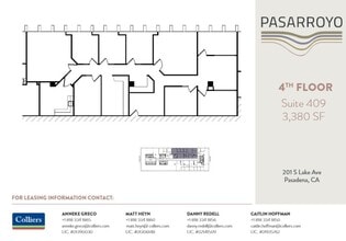 225 S Lake Ave, Pasadena, CA for lease Floor Plan- Image 1 of 1
