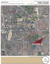 7905-7995 W Sahara Ave, Las Vegas, NV - AERIAL  map view