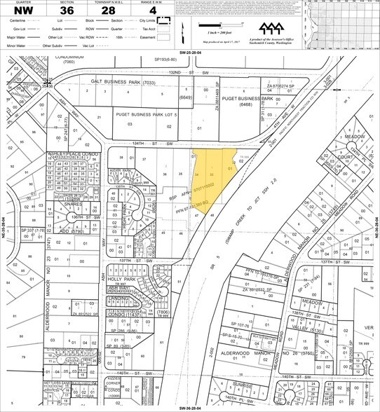 728 134th St Sw, Everett, WA for lease - Plat Map - Image 2 of 10
