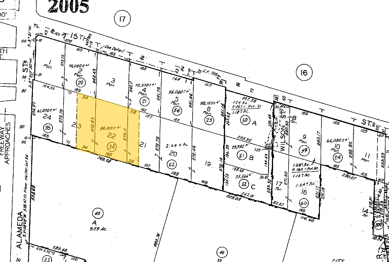 1536-1548 S Alameda St, Los Angeles, CA for sale Plat Map- Image 1 of 1