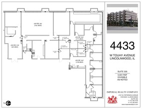 4433 W Touhy Ave, Lincolnwood, IL for lease Site Plan- Image 1 of 1