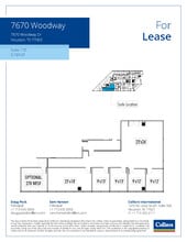 7670 Woodway Dr, Houston, TX for lease Floor Plan- Image 1 of 1