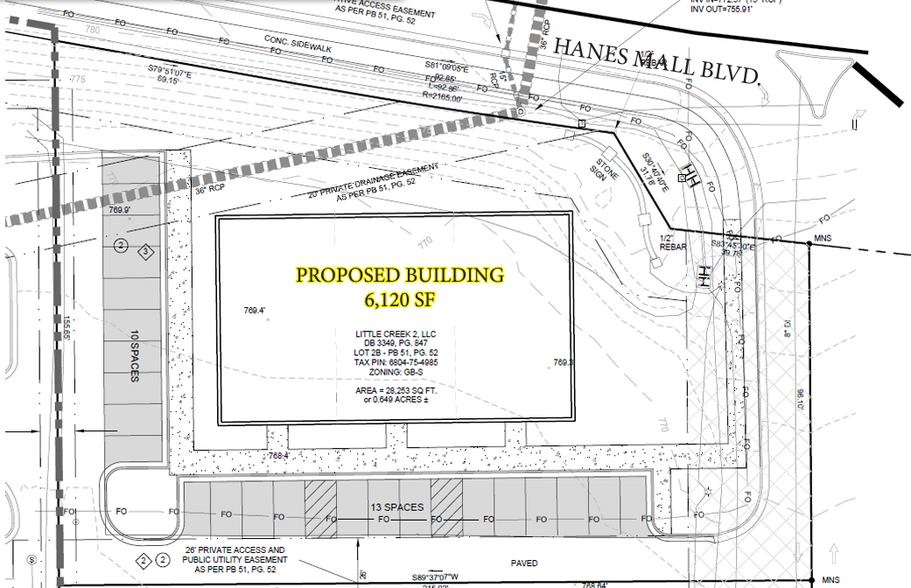 1610 Fox Trot, Winston-Salem, NC for sale - Site Plan - Image 3 of 4