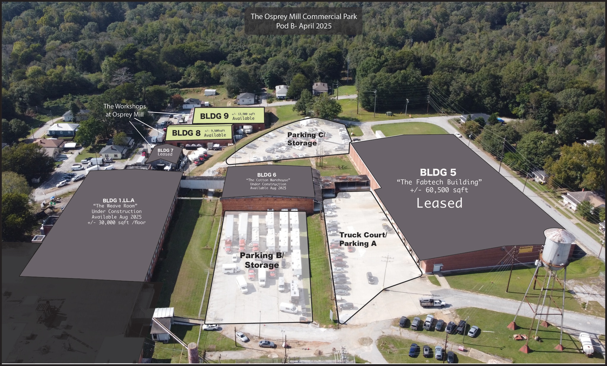 1 Osmunda St, Porterdale, GA for lease Aerial- Image 1 of 6