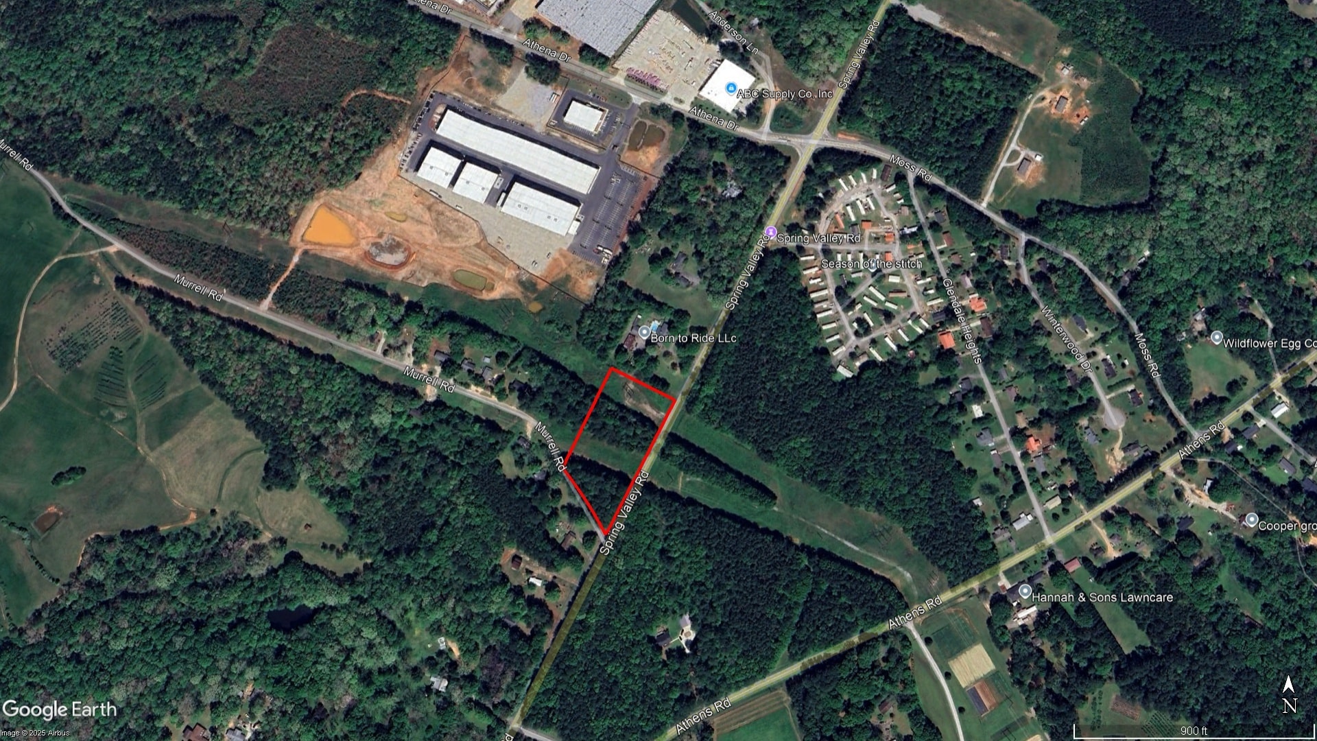 0 Spring Valley Rd, Athens, GA for sale Aerial- Image 1 of 4