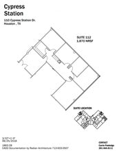 110-140 Cypress Station Dr, Houston, TX for lease Floor Plan- Image 1 of 1