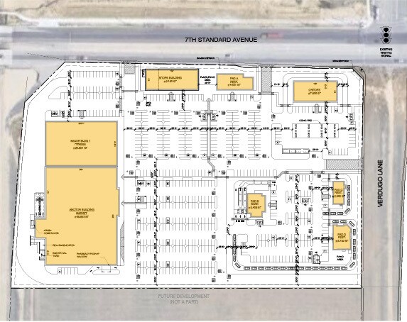 8701 Verdugo Ln, Bakersfield, CA for lease Site Plan- Image 1 of 2