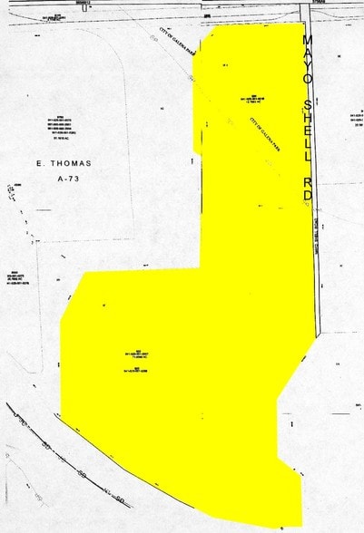 922 Mayo Shell Rd, Galena Park, TX for lease - Plat Map - Image 2 of 6