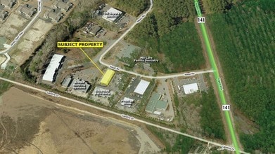 124 Mead Rd, Hardeeville, SC - AERIAL  map view