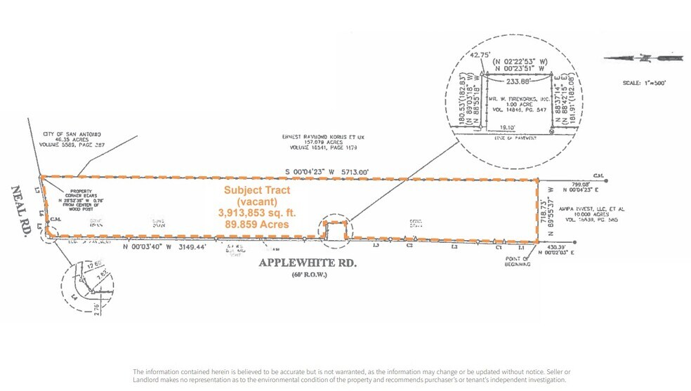 Applewhite Rd & Neal Rd, San Antonio, TX for sale - Other - Image 3 of 3