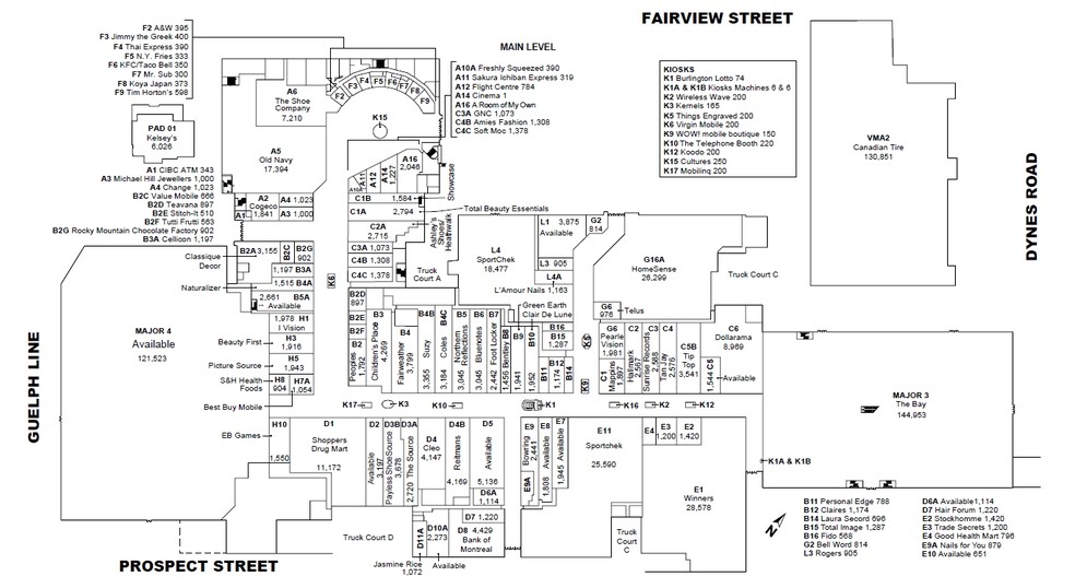 777 Guelph Ln, Burlington, ON for lease - Site Plan - Image 3 of 5