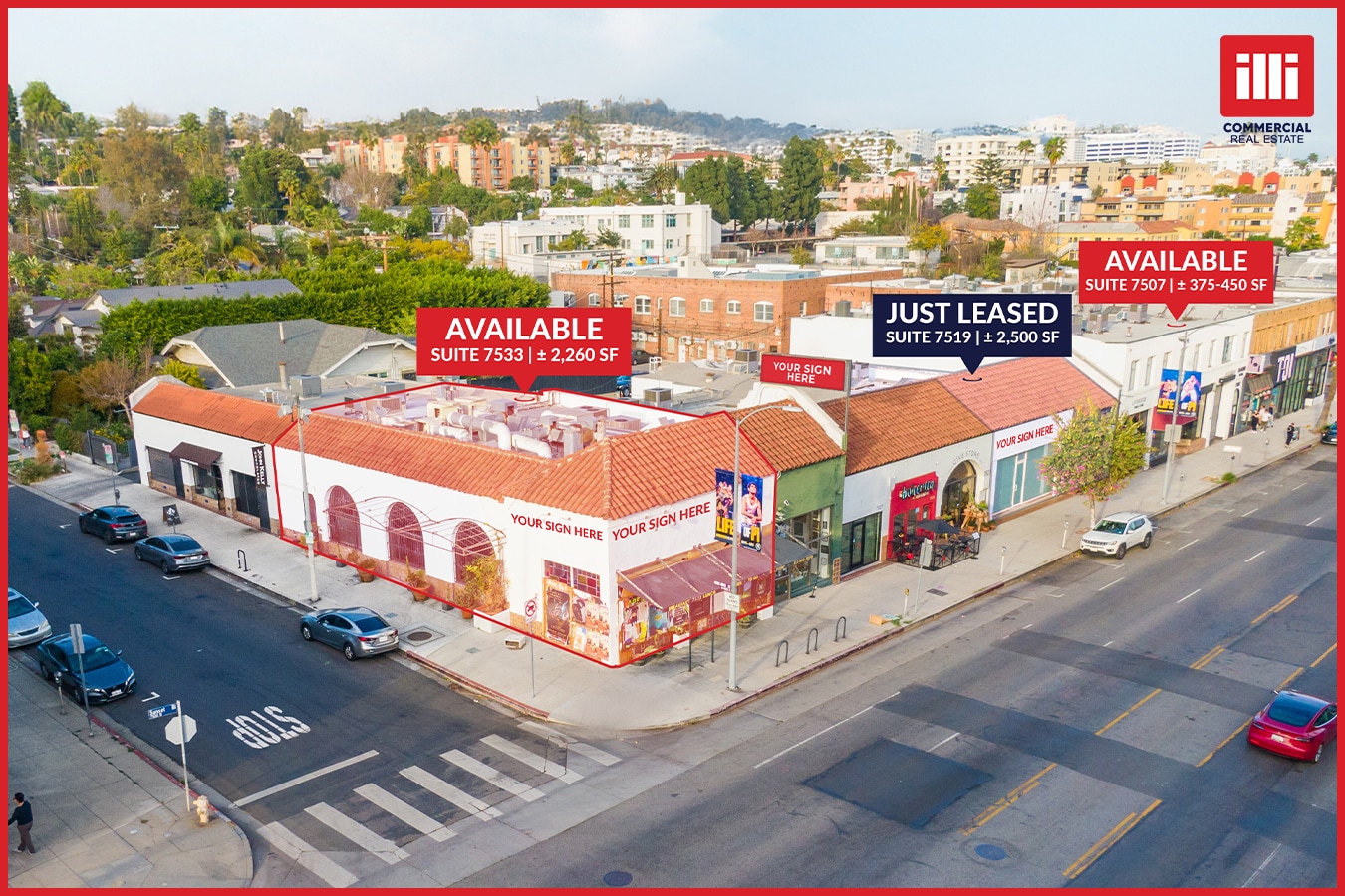 7507-7533 W Sunset Blvd, Los Angeles, CA for lease Building Photo- Image 1 of 11