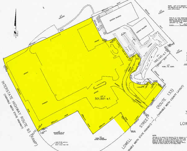 311 Lowell St, Andover, MA for sale - Plat Map - Image 1 of 1