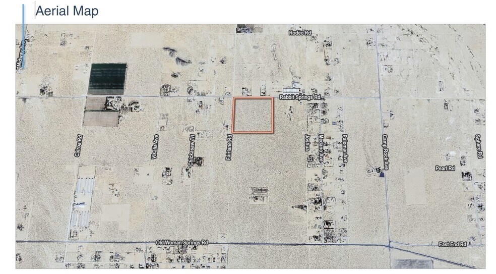 SEC of Rabbit Springs & Fairlane Rd, Lucerne Valley, CA for sale - Primary Photo - Image 1 of 3