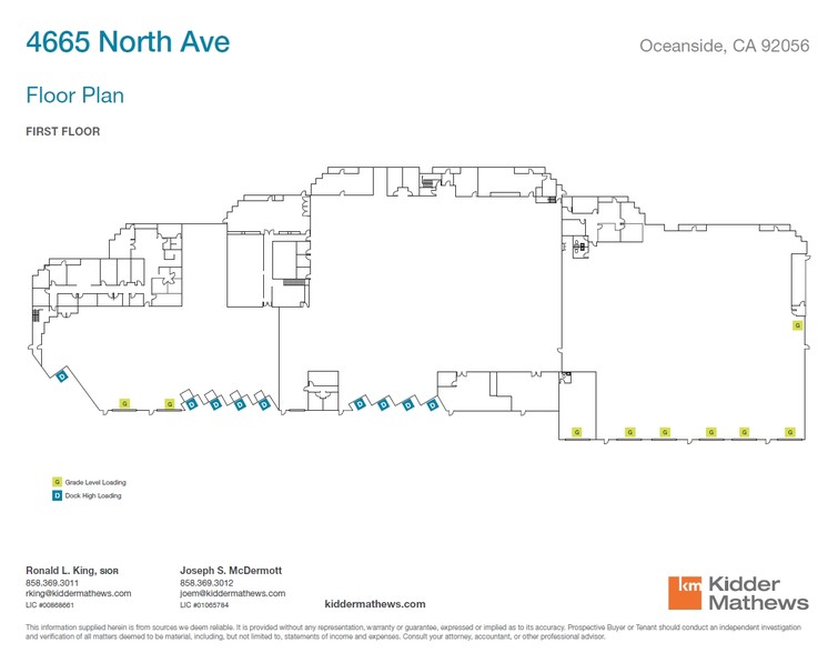 4665 North Ave, Oceanside, CA for sale - Floor Plan - Image 1 of 1